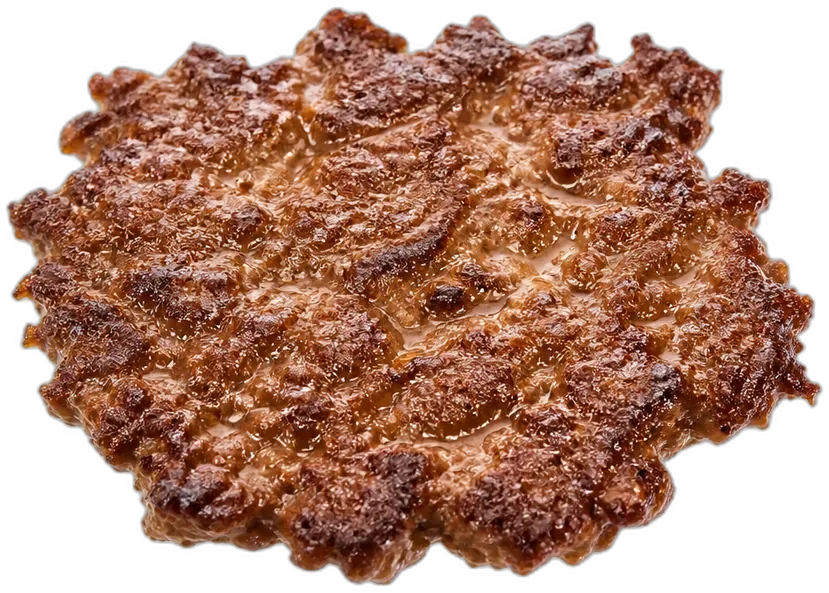 Smashed beef patty