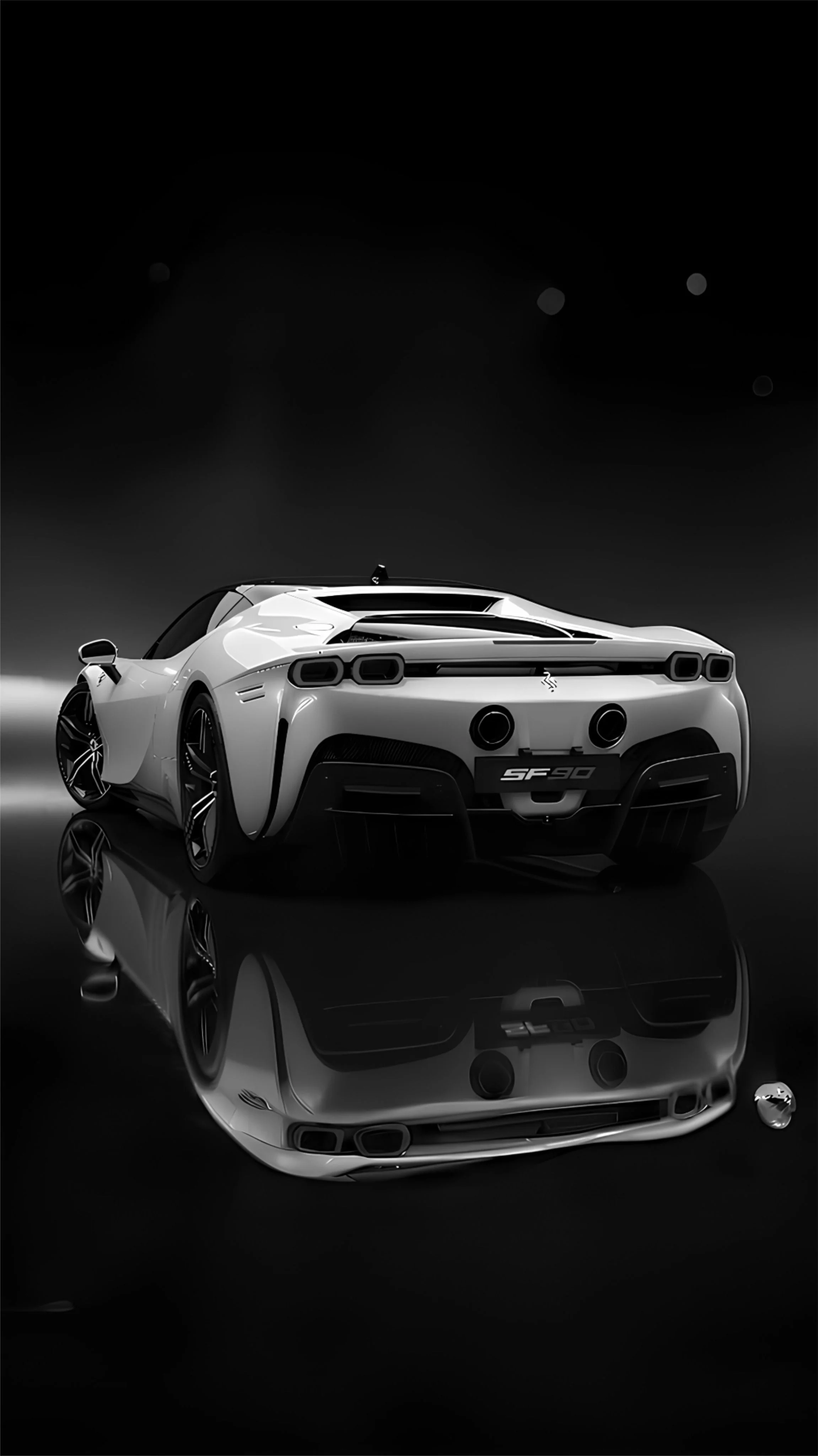 Ferrari SF90 at dusk